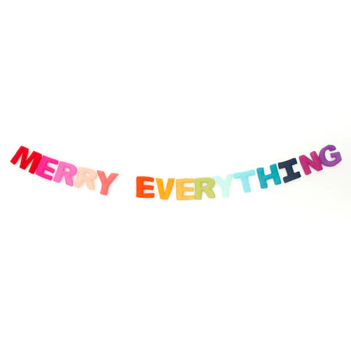 Felt Garland Merry Everything