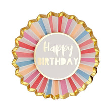 Load image into Gallery viewer, Rose Happy Birthday Paper Badge