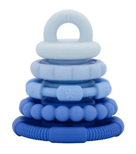 Jellystone Designs Blueberry Ombre Stacker & Teether