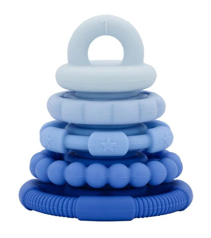 Jellystone Designs Blueberry Ombre Stacker & Teether