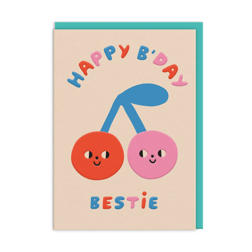 Cherries Birthday Greeting Card