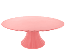Load image into Gallery viewer, Large  Coral  Bamboo Reusable Cake Stand