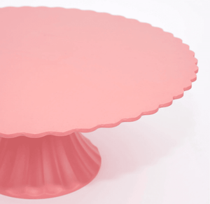 Large  Coral  Bamboo Reusable Cake Stand