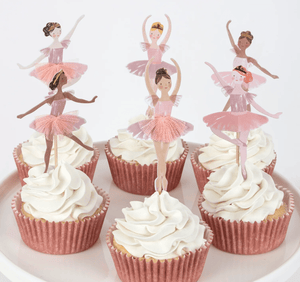 Ballerina Cupcake Kit (Set 24 toppers)