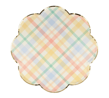 Load image into Gallery viewer, Plaid Plates Small  (Pack 8)