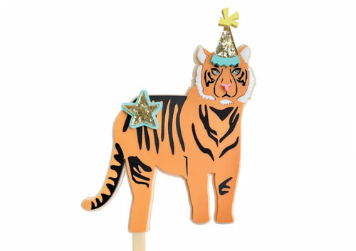 Party Time Tiger Cake Topper