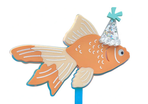 Party Fish Cake Topper