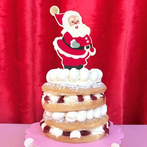 Holly Jolly Man Cake Topper