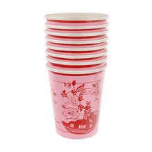 Load image into Gallery viewer, Meri Meri Pink Botanical Bridge Cups (Pack 8)