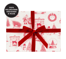 Load image into Gallery viewer, Wrapping Paper Christmas Eve Rouge 5 metres