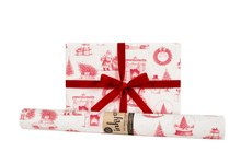 Load image into Gallery viewer, Wrapping Paper Christmas Eve Rouge 5 metres