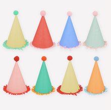 Load image into Gallery viewer, Fringed Party Hats Large (Pack 8)