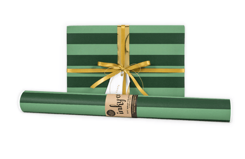 Wrapping Paper 5M Stripe Green