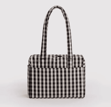 Load image into Gallery viewer, Baggu Everyday Cloud Bag - Black and Cream Gingham