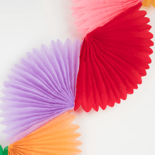 Load image into Gallery viewer, Rainbow Honeycomb Fan Garland