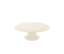 Load image into Gallery viewer, Small Cream Bamboo Reusable Cake Stand
