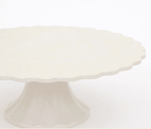 Load image into Gallery viewer, Small Cream Bamboo Reusable Cake Stand