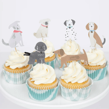 Load image into Gallery viewer, Puppy Cupcake Kit (Set 24 toppers)