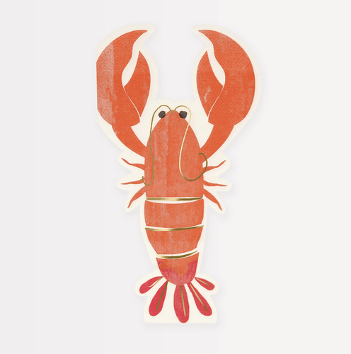 Lobster Napkins (Pack 16)