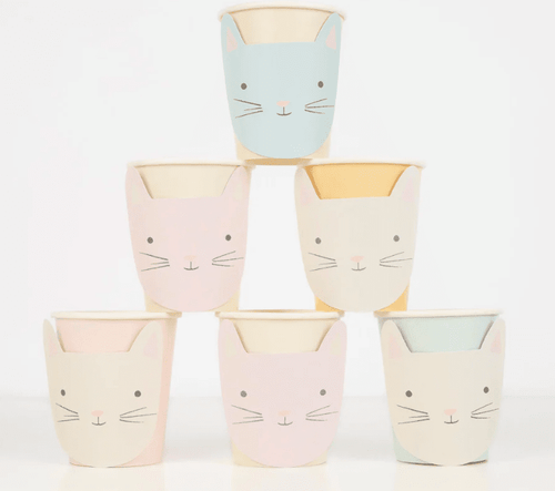 Cute Kitten Cups (Pack 8)