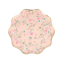 Load image into Gallery viewer, Laduree Paris Floral Side Plates (Pack 8)