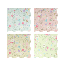 Load image into Gallery viewer, Laduree Paris Floral Napkins Small (Pack 16)