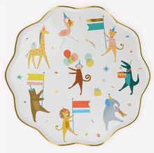 Load image into Gallery viewer, Animal Parade Large Plates (Pack 8)