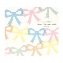 Load image into Gallery viewer, Pastel Bow Tissue Garland