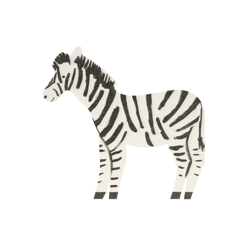Safari Zebra Napkins (Pack 20)
