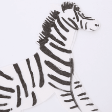 Load image into Gallery viewer, Safari Zebra Napkins (Pack 20)
