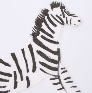 Safari Zebra Napkins (Pack 20)