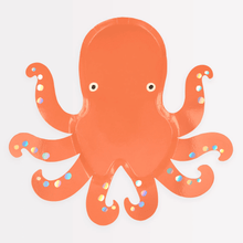 Load image into Gallery viewer, Octopus Plates (Pack 8)
