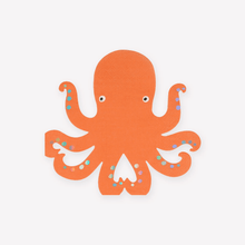 Load image into Gallery viewer, Octopus Napkins (Pack 16)