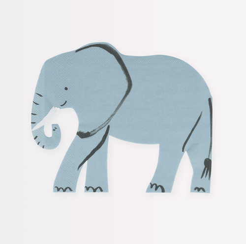 Elephant Napkins (Pack 16)