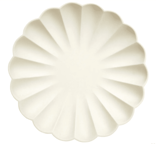 Compostable Eco Plate Large Cream (Pack 8)
