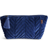 Load image into Gallery viewer, KIP &amp; Co. Ocean Dreamer Velvet Toiletry Bag