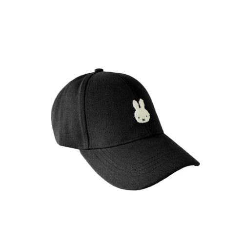 Miffy Engelite Canvas Cap Black (Size L 58cm)