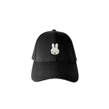 Load image into Gallery viewer, Miffy Engelite Canvas Cap Black (Size L 58cm)