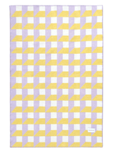 Load image into Gallery viewer, Maison Deux Cubics Blanket Lilac Sun