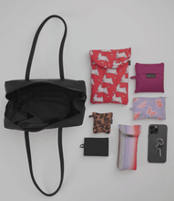 Load image into Gallery viewer, Baggu Nylon Bowler Bag Leopard