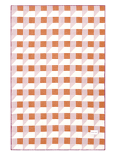Load image into Gallery viewer, Maison Deux Cubics Blanket Pink Carrot