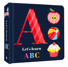 Load image into Gallery viewer, Chunky Foil Board Book - Let&#39;s Learn ABC