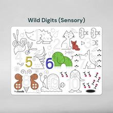 Load image into Gallery viewer, Hey Doodle Sensory Mat Wild Digits