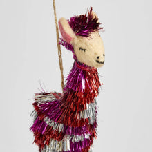 Load image into Gallery viewer, Shaggy IIama Hanging Tree Decoration