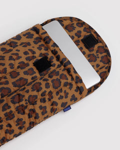 "Baggu - Puffy Laptop Sleeve 16" Leopard