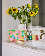 Load image into Gallery viewer, KIP &amp; Co. Follow The Sun Quilted Cotton Toiletry Purse