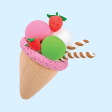 Load image into Gallery viewer, Air Dry Clay Strawberry Cone