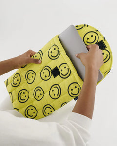 Baggu - Laptop Sleeve 16" Yellow Happy