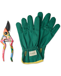 Kip&Co. Follow The Sun Yellow Secateurs and Gloves Set