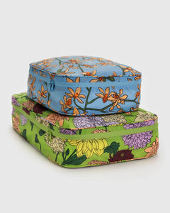 Baggu - Large Packing Cube Set Garden Flowers